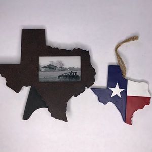 TEXAS picture frame and ornament